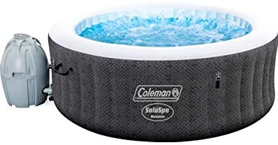 41uJowme3qL. AC  - Coleman Saluspa 71" x 26" Havana AirJet Inflatable Hot Tub with Remote Control, 2-4 Person