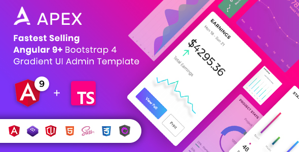 01.  large preview - Apex - Angular 9+ & Bootstrap 4 HTML Admin Template