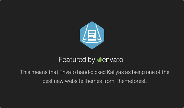 13.featured by envato - KALLYAS - Creative eCommerce Multi-Purpose WordPress Theme