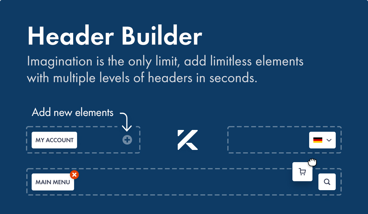 2 header builder - Kalium - Creative Theme for Professionals