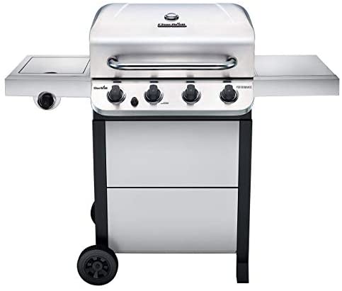 418YH69n LL. AC  - Char-Broil 463377319 Performance 4-Burner Cart Style Liquid Propane Gas Grill, Stainless Steel