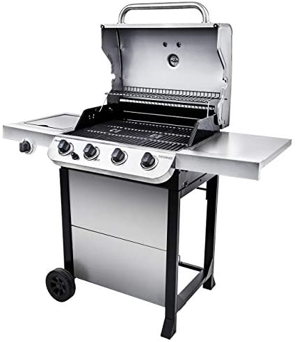 41Zwc0dQbgL. AC  - Char-Broil 463377319 Performance 4-Burner Cart Style Liquid Propane Gas Grill, Stainless Steel