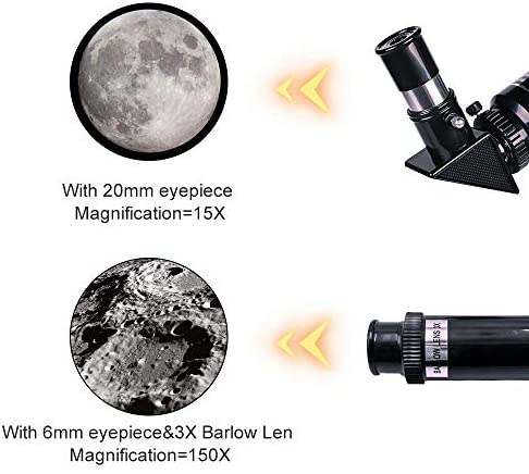 513A4rI3TyL. AC  - ToyerBee Telescope for Kids& Beginners, 70mm Aperture 300mm Astronomical Refractor Telescope, Tripod& Finder Scope- Portable Travel Telescope with Smartphone Adapter and Wireless Remote