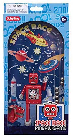 51JKGsWDAyL. AC  - Schylling Space Race Pinball Toy