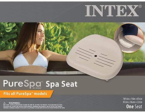 51zBTDCTH5L. AC  - Intex Removable Slip-Resistant Seat For Inflatable Pure Spa Hot Tub (2 Pack)