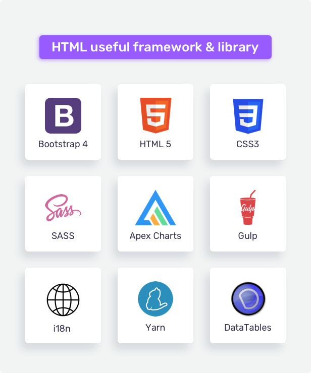 9 html useful framework library - Apex - Angular 9+ & Bootstrap 4 HTML Admin Template