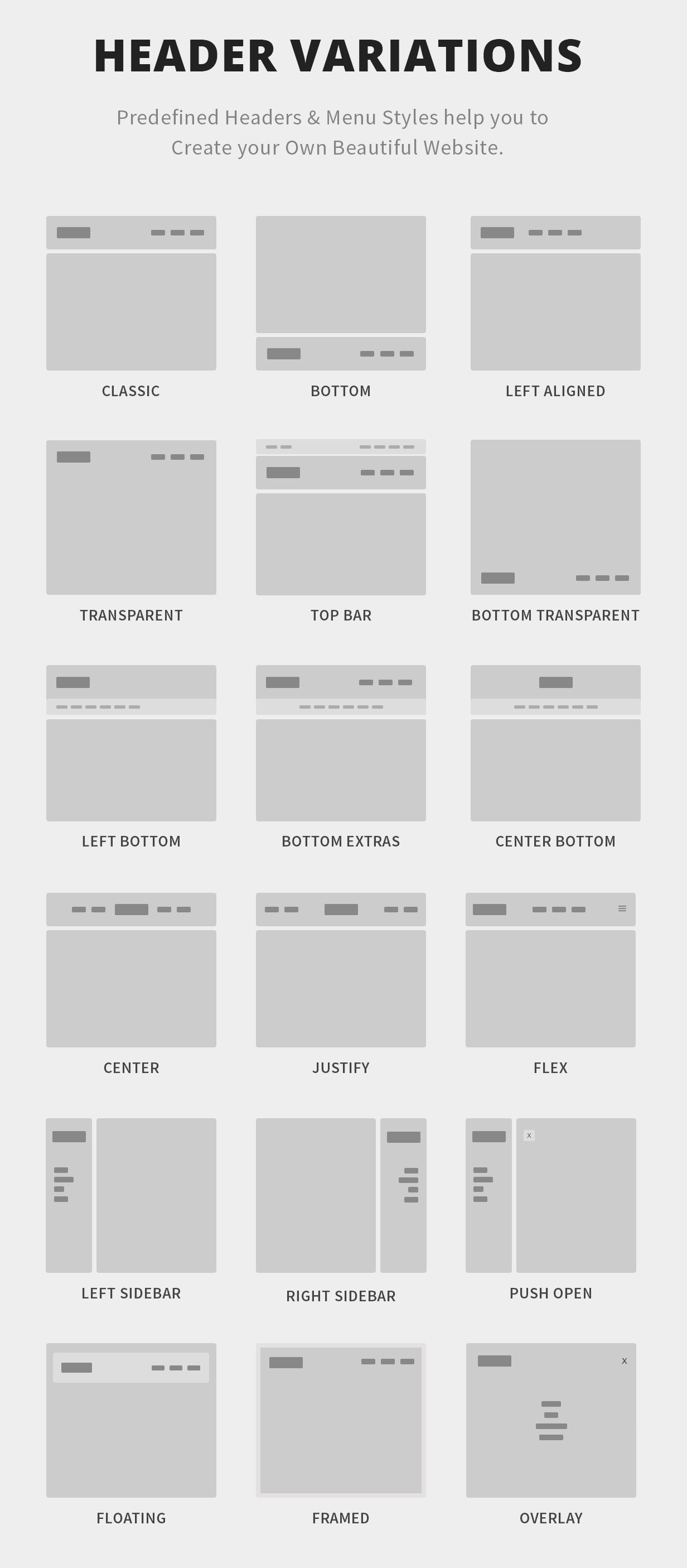 headers - Canvas | The Multi-Purpose HTML5 Template