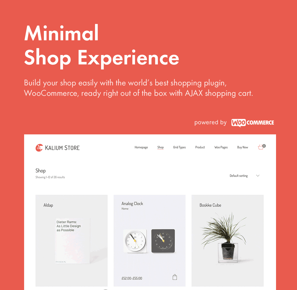 minimal shop experience - Kalium - Creative Theme for Professionals