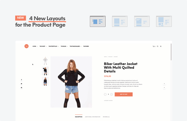 new product page layouts - Shopkeeper - eCommerce WordPress Theme for WooCommerce