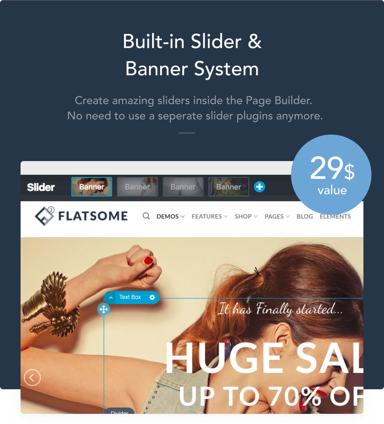page builder sliders - Flatsome | Multi-Purpose Responsive WooCommerce Theme