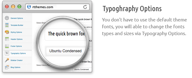 typoghraphy - RT-Theme 18 Responsive WordPress Theme