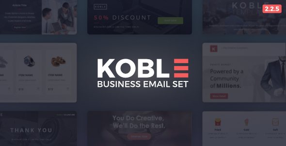 01 image preview.  large preview - Koble | Business Email Set