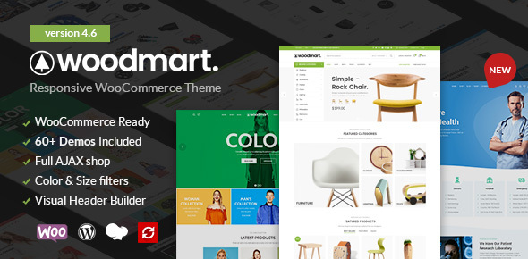 01 theme preview.  large preview - WoodMart - Responsive WooCommerce WordPress Theme