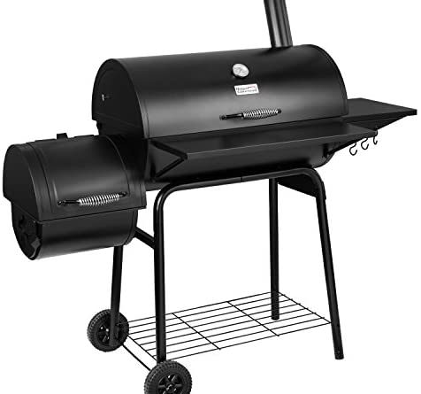 1596422325 41NqiHL8q L. AC  476x445 - Royal Gourmet 30" BBQ Charcoal Grill and Offset Smoker | 800 Square Inch cooking surface, Outdoor for Camping | Black, CC1830S model