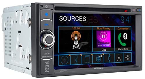 1596465880 413M9MZSFfL. AC  - JENSEN CDR462 6.2 inch LED Multimedia Touch Screen Double Din Car Stereo |CD & DVD Player | Push to Talk Assistant | Bluetooth | Steering Wheel Control | USB & microSD Ports