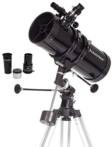 Celestron – PowerSeeker 127EQ Telescope – Manual German Equatorial Telescope for Beginners – Compact and Portable – BONUS Astronomy Software Package – 127mm Aperture