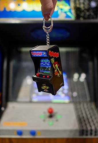 41QuS6itc0L. AC  - Tiny Arcade Frogger Miniature Arcade Game, Multicolor
