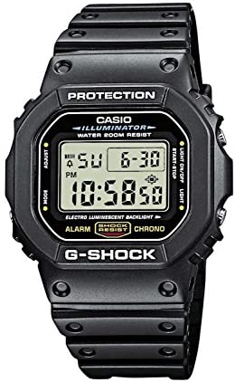 5132AELj1CL. AC  - Casio Men's G-Shock Quartz Watch with Resin Strap, Black, 20 (Model: DW5600E-1V)