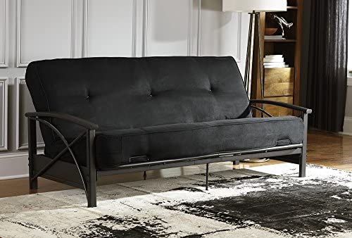 51k0MRVPVaL. AC  - DHP 8-Inch Independently Encased Coil Futon Mattress, Full Size, Black, Frame Not Included