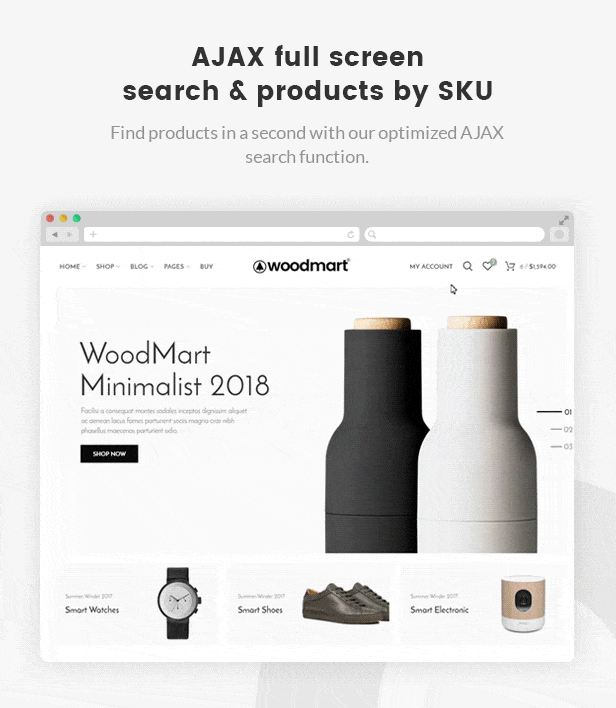 ajax search gif - WoodMart - Responsive WooCommerce WordPress Theme