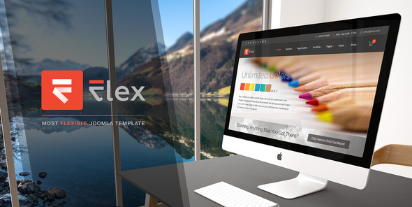 flex intro.  large preview - FLEX - Multi-Purpose Joomla Template