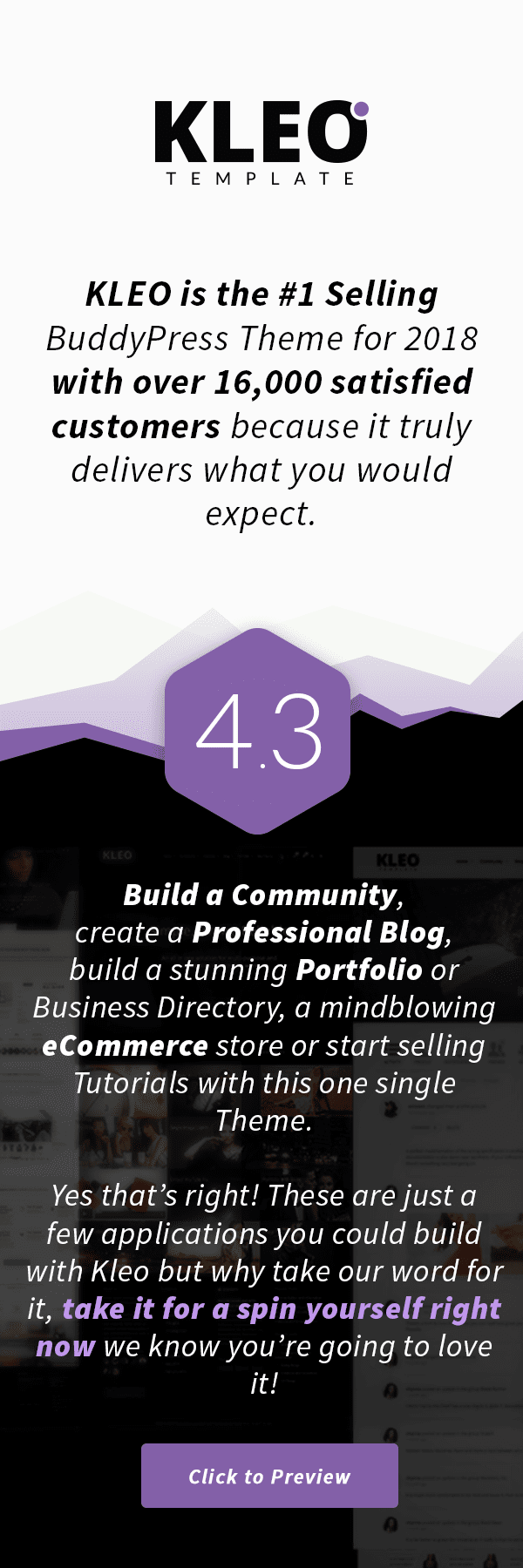 kleo february min updated - KLEO - Pro Community Focused, Multi-Purpose BuddyPress Theme