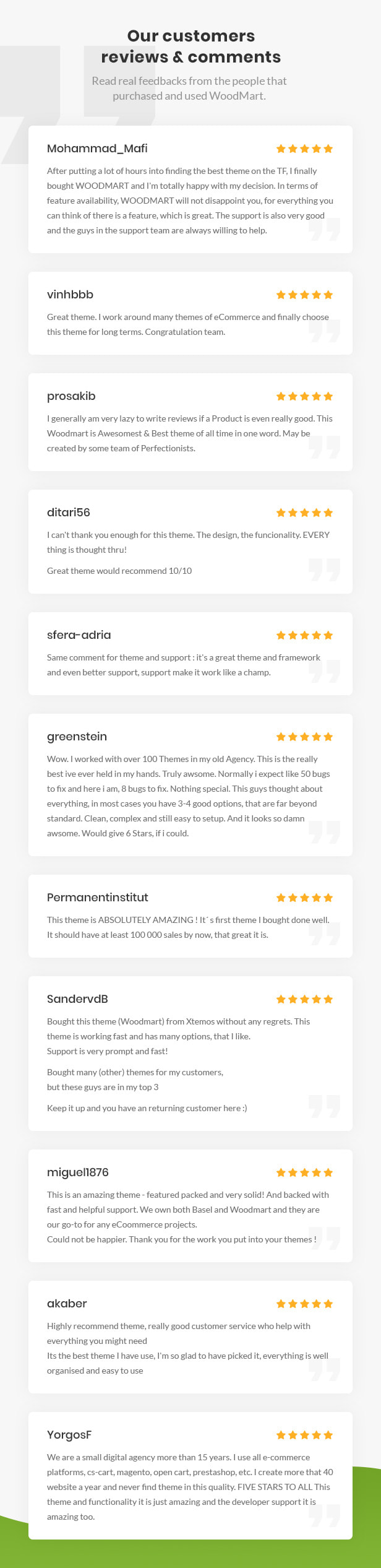 reviews - WoodMart - Responsive WooCommerce WordPress Theme