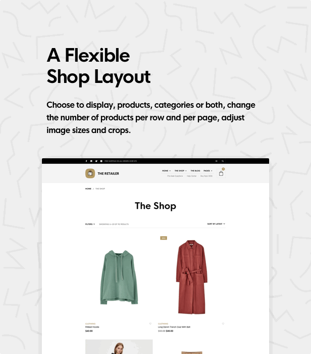 the retailer shop layout - The Retailer - eCommerce WordPress Theme for WooCommerce