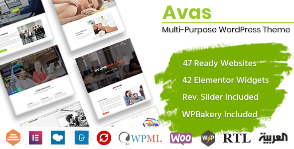 Avas | Multi-Purpose WordPress Theme