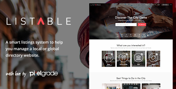 01 Listable Teaser.  large preview - LISTABLE – A Friendly Directory WordPress Theme