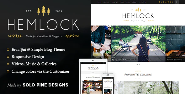 01 Preview.  large preview - Hemlock - A Responsive WordPress Blog Theme