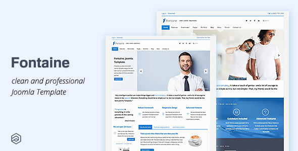 Fontaine – Responsive Business Joomla Template