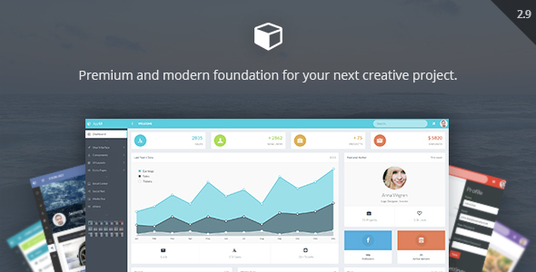 01 preview appui.  large preview - AppUI - Web App Bootstrap Admin Template