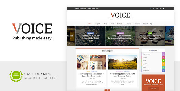 Voice – News Magazine WordPress Theme