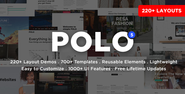 Polo – Responsive Multi-Purpose HTML5 Template