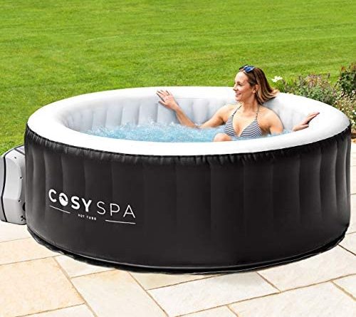 1599978968 51L0sMk5XpL. AC  500x445 - COSYSPA Inflatable Hot Tub – Luxury Outdoor Bubble Spa | 2-6 Person Capacity – Quick Heating (Hot Tub Only - 4 Person)
