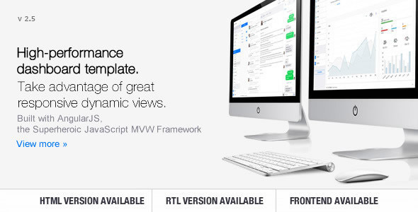 Clip-Two – Bootstrap Admin Template with AngularJS