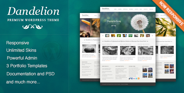 Dandelion – Powerful Elegant WordPress Theme