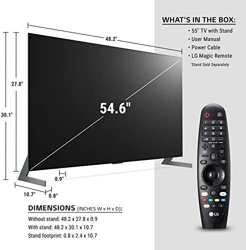 412rIBbyEgL. AC  - LG OLED55GXPUA Alexa Built-In GX 55" Gallery Design 4K Smart OLED TV (2020)