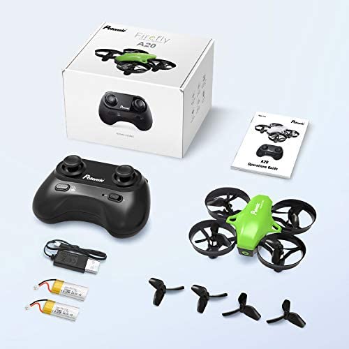 41QpP+tIB4L. AC  - Potensic Upgraded A20 Mini Drone Easy to Fly Drone for Kids and Beginners, RC Helicopter Quadcopter with Auto Hovering, Headless Mode, Remote Control and Extra Batteries - Green