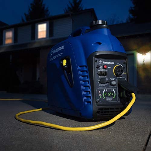 41S0XLvyvgL. AC  - Westinghouse iGen2500 Super Quiet Portable Inverter Generator 2200 Rated & 2500 Peak Watts, Gas Powered, 19.70 x 11.22 x 17.91 inches, CARB Compliant