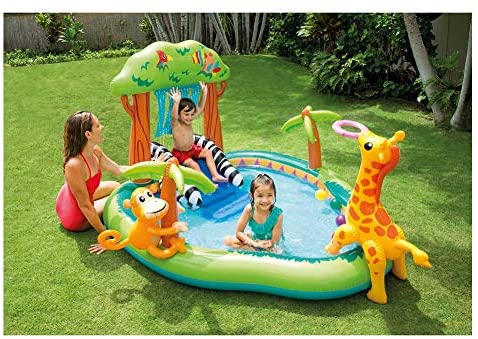 51OvbT8oeKL. AC  - Intex Jungle Play Center Inflatable Pool with Sprayer