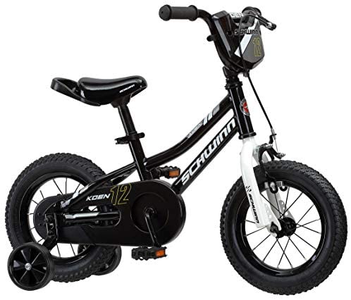 51e258+3dTL. AC  - Schwinn Koen Boys Bike for Toddlers and Kids, 12, 14, 16, 18, 20 inch Wheels for Ages 2 Years and Up, Red, Blue or Black, Balance or Training Wheels, Adjustable Seat