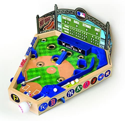 51iVu+XB7jL. AC  - Merchant Ambassador (Holdings) MLB Wooden Pinball Baseball Game