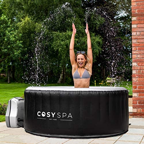 61D04akNNOL. AC  - COSYSPA Inflatable Hot Tub – Luxury Outdoor Bubble Spa | 2-6 Person Capacity – Quick Heating (Hot Tub Only - 4 Person)