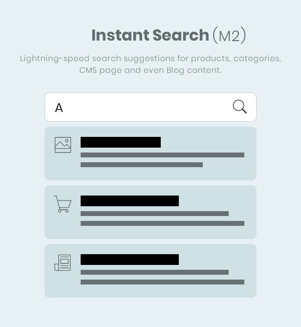 Instant Search - Claue - Clean, Minimal Magento 2 and 1 Theme