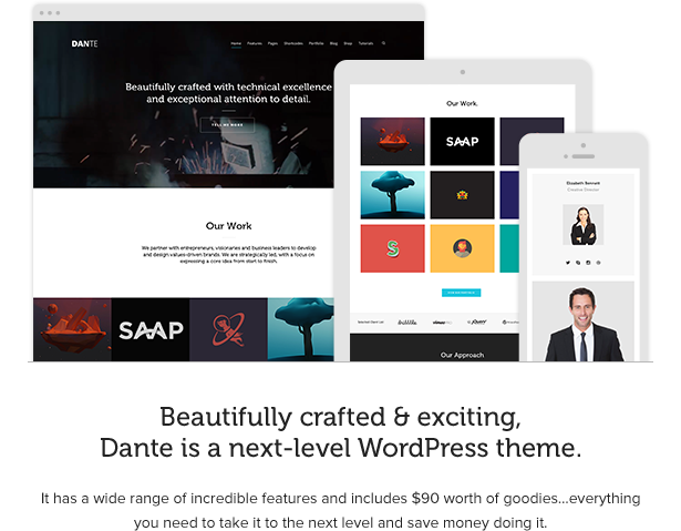 Dante - Responsive Multi-Purpose WordPress Theme - 1