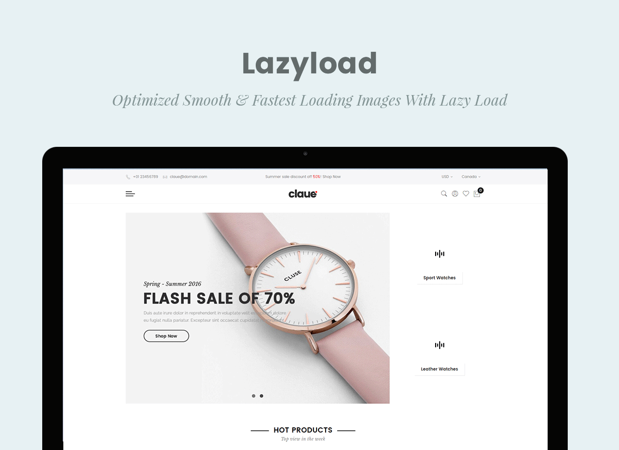 load content edited - Claue - Clean, Minimal Magento 2 and 1 Theme