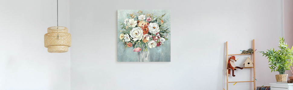 Flower wall canvas