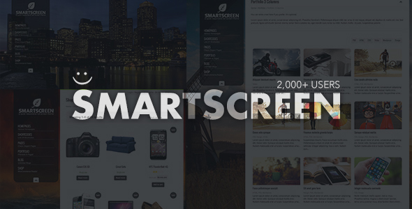1602124902 588 01 preview.  large preview - SmartScreen fullscreen responsive WordPress theme